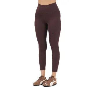 PUMA Tight Γυναικείο Cropped Κολάν Chocolate Brown