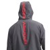 Under Armour Tech Utility Woven Jacket Dark Grey Light Grey Red