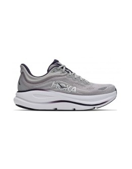 HOKA Bondi 9 Wide Ανδρικά Αθλητικά Παπούτσια Running Γκρι
