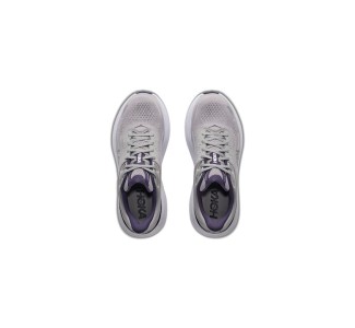 HOKA Bondi 9 Wide Ανδρικά Αθλητικά Παπούτσια Running Γκρι