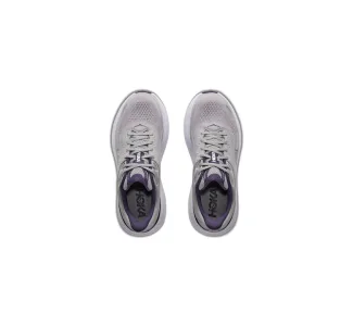 HOKA Bondi 9 Wide Ανδρικά Αθλητικά Παπούτσια Running Γκρι