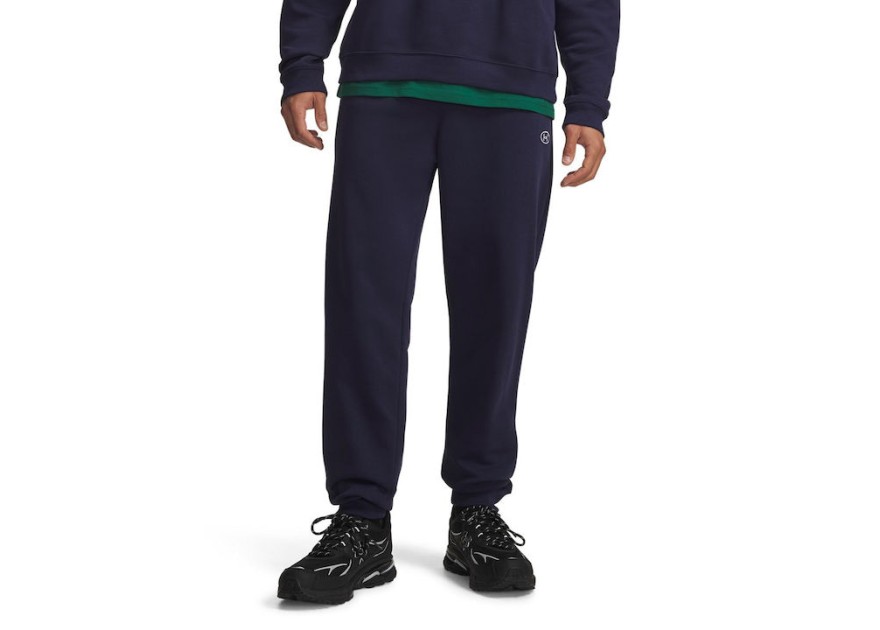 Under Armour Ua Rival Παντελόνι Φόρμας με Λάστιχο Μπλε