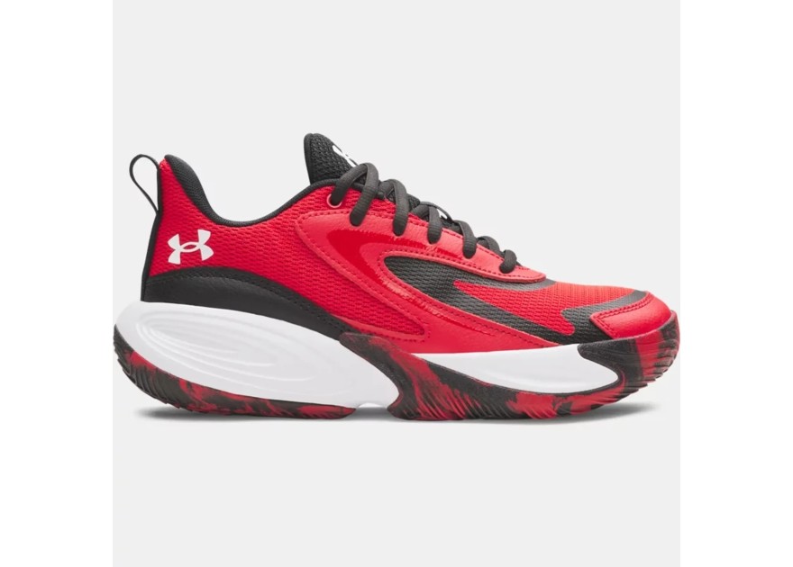 Under Armour Ua Gs Αθλητικά Παιδικά Παπούτσια Μπάσκετ Κόκκινα