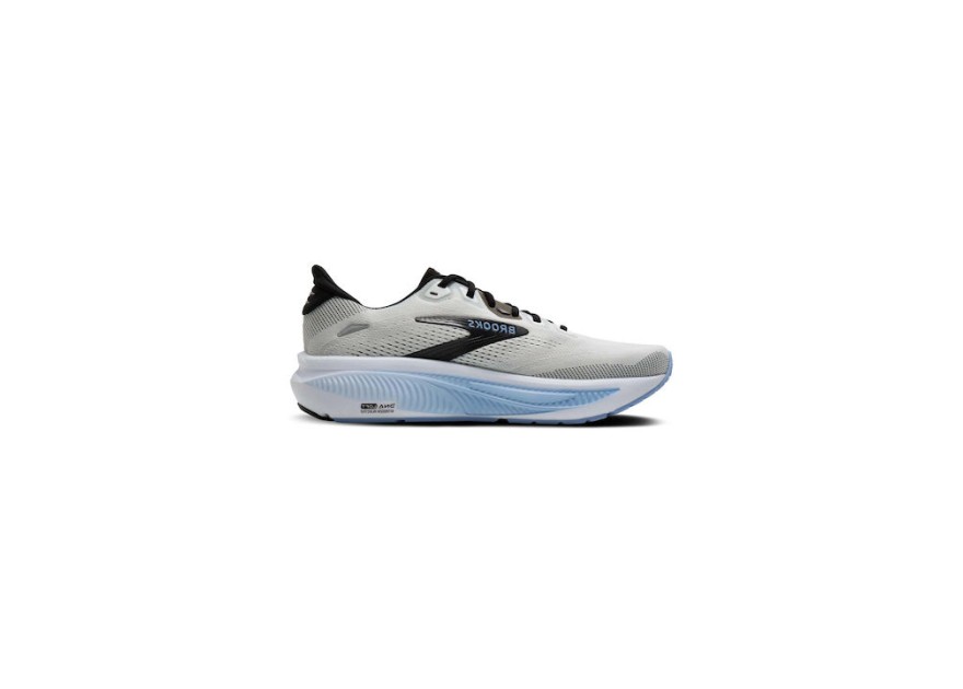 Brooks Ghost 18 Ανδρικά Αθλητικά Παπούτσια Running Λευκά