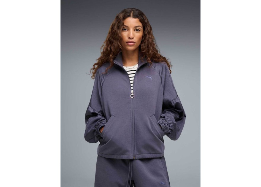 PUMA Γυναικείο Μπουφάν για Χειμώνα Blue