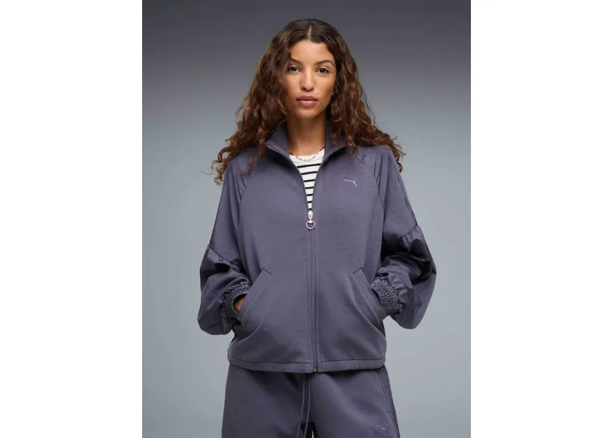 PUMA Γυναικείο Μπουφάν για Χειμώνα Blue