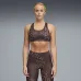 Puma Set Γυναικείο Αθλητικό Μπουστάκι με Επένδυση και Tight Training Cropped Κολάν  Brown/black 