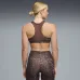 Puma Set Γυναικείο Αθλητικό Μπουστάκι με Επένδυση και Tight Training Cropped Κολάν  Brown/black 