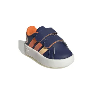 Adidas Grand Court Mickey Παιδικά Sneakers με Σκρατς Μπλε
