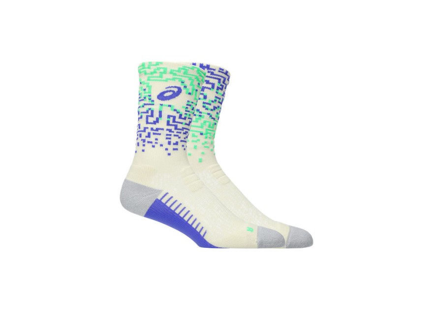 Asics Performance Running Κάλτσες Λευκές 1 Ζεύγος