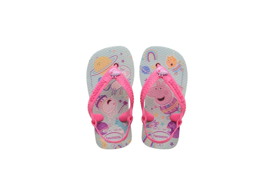 Havaianas Παιδικές Σαγιονάρες Flip Flops Peppa Pig Ροζ