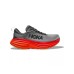 Hoka Glide Bondi 8 Ανδρικά Αθλητικά Παπούτσια Running Γκρι