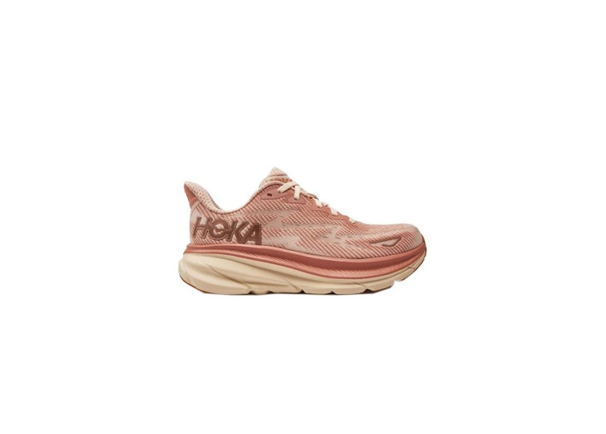 Hoka Clifton 9 Γυναικεία Αθλητικά Παπούτσια Running Ροζ