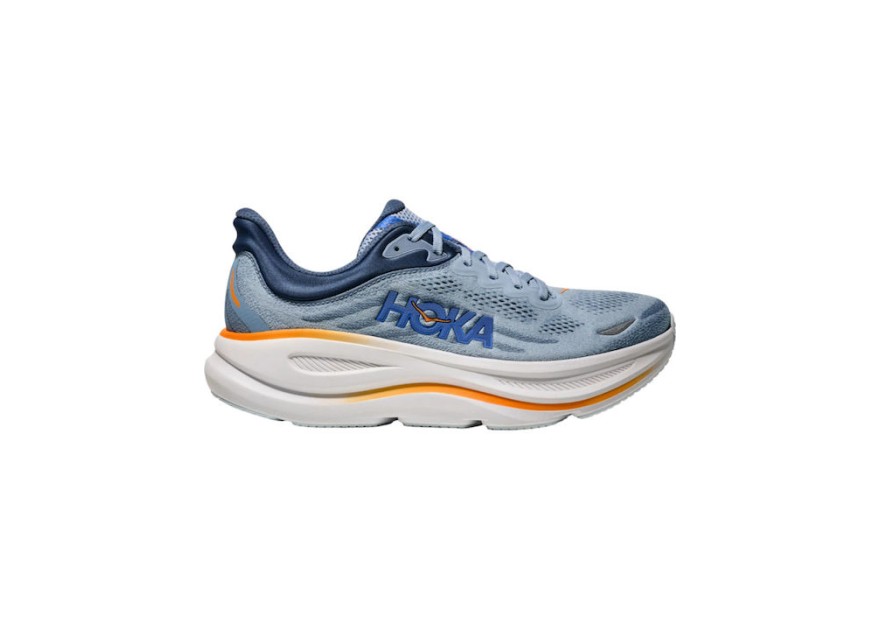Hoka Bondi 9 Ανδρικά Αθλητικά Παπούτσια Running Μπλε