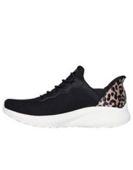 SKECHERS Bobs Sport Squad Chaos Seize The Hour Γυναικεία Αθλητικά Παπούτσια σε Μαύρο Χρώμα