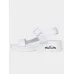Skechers Δερμάτινα Γυναικεία Σανδάλια σε Λευκό Χρώμα