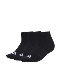 Adidas Essentials Αθλητικές Κάλτσες Μαύρες 3 Ζεύγη