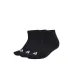 Adidas Essentials Αθλητικές Κάλτσες Μαύρες 3 Ζεύγη