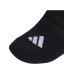 Adidas Essentials Αθλητικές Κάλτσες Μαύρες 3 Ζεύγη
