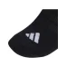 Adidas Essentials Αθλητικές Κάλτσες Μαύρες 3 Ζεύγη