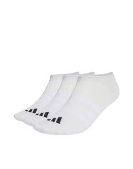 Adidas Αθλητικές Κάλτσες Λευκές 3 Ζεύγη