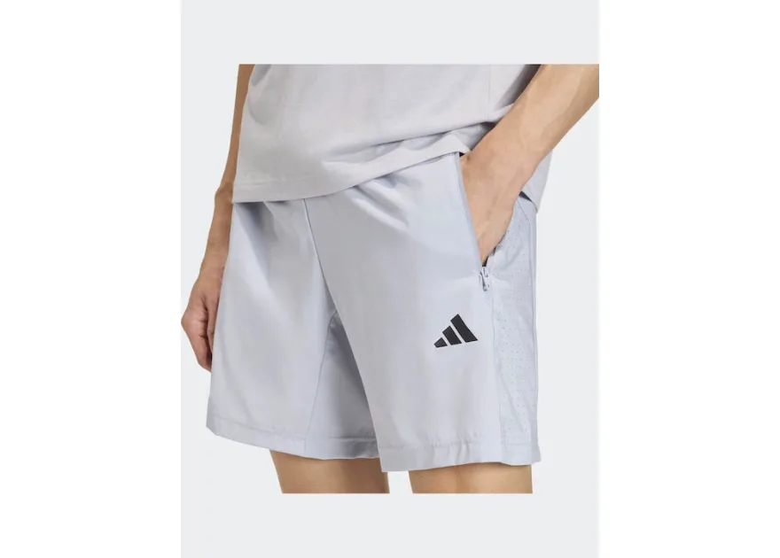 Adidas Workout Essentials Αθλητική Ανδρική Βερμούδα Halo Silver