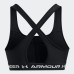 UNDER ARMOUR UA Crossback Mid Bra Γυναικείο Μπουστάκι Μαύρο