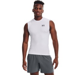 Under Armour HeatGear Compression SL Ανδρικό Αμάνικο T-Shirt