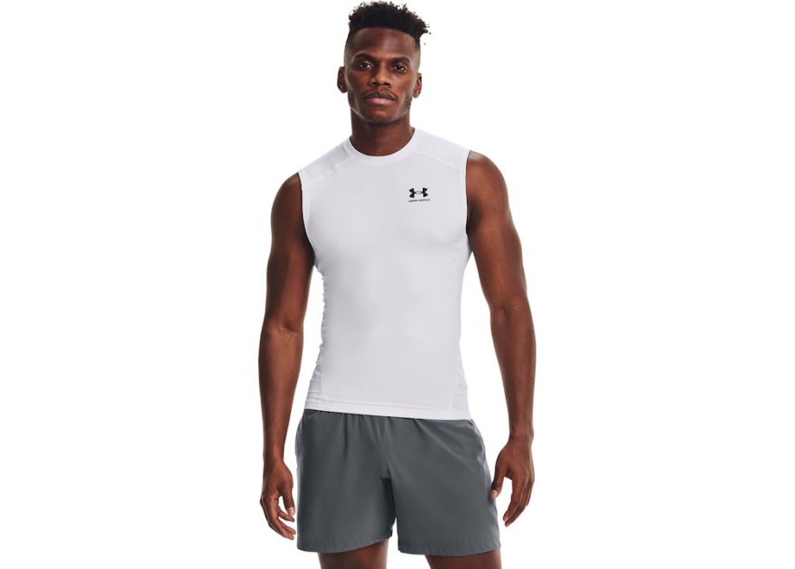 Under Armour HeatGear Compression SL Ανδρικό Αμάνικο T-Shirt