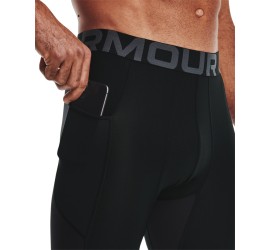 Under Armour HeatGear Armour 3/4 Tights Ανδρικό Ισοθερμικό Παντελόνι Compression Λευκό