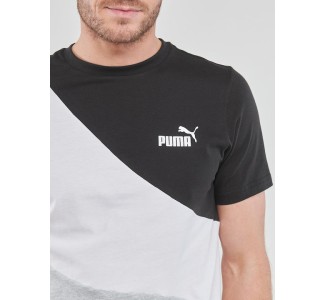 Puma Power Cat Ανδρικό T-shirt Γκρι με Στάμπα