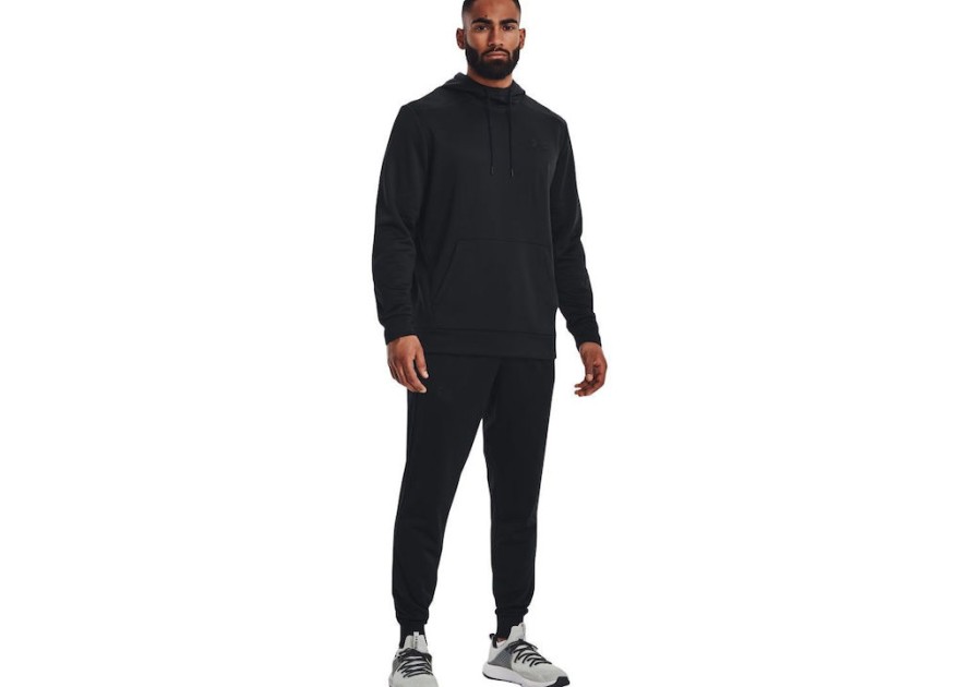 Under Armour Παντελόνι Φόρμας με Λάστιχο Fleece Μαύρο