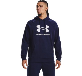 Under Armour Ανδρικό Φούτερ με Κουκούλα και Τσέπες Μπλε