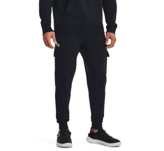 Under Armour Rival Παντελόνι Φόρμας με Λάστιχο Fleece Μαύρο