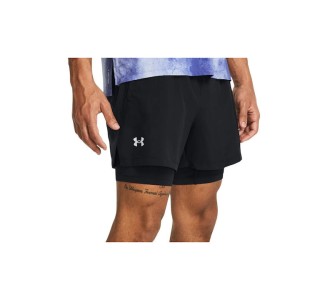 Under Armour 2-in-1 Ανδρική Βερμούδα Μαύρη