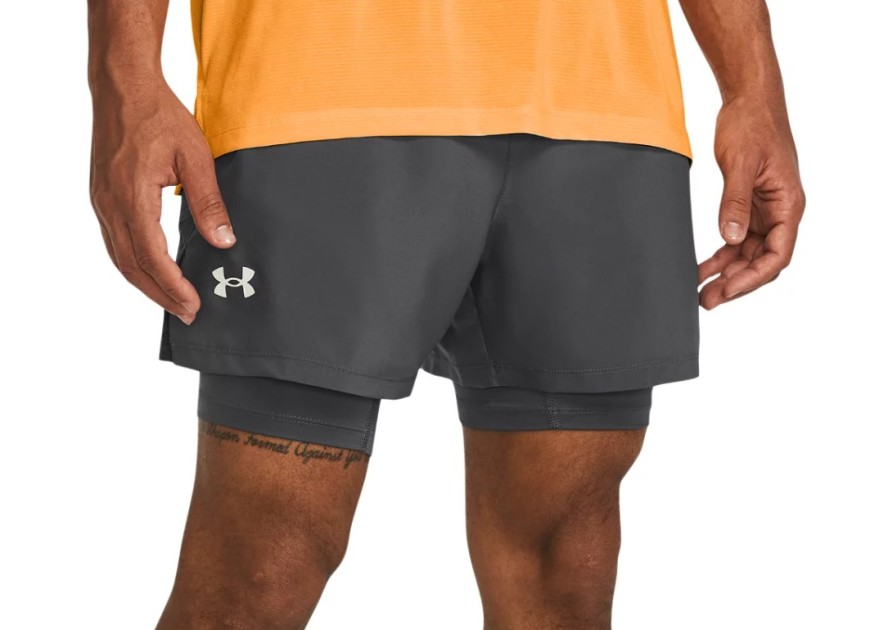 Σορτς Under Armour UA LAUNCH 5'' 2-IN-1 SHORTS-GRY