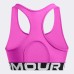 UNDER ARMOUR Women’s HeatGear® Armour Mid Branded Sports Bra Γυναικείο Μπουστάκι σε Φούξια Χρώμα