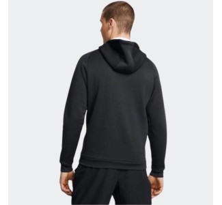 UNDER ARMOUR Men’s Armour Fleece® Pro Full-Zip Hoodie Ανδρική Ζακέτα σε Μαύρο Χρώμα