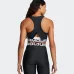 UNDER ARMOUR HeatGear Rib Tank Γυναικείο Αθλητικό Top σε Μαύρο Χρώμα