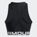 UNDER ARMOUR HeatGear Rib Tank Γυναικείο Αθλητικό Top σε Μαύρο Χρώμα