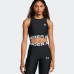 UNDER ARMOUR HeatGear Rib Tank Γυναικείο Αθλητικό Top σε Μαύρο Χρώμα