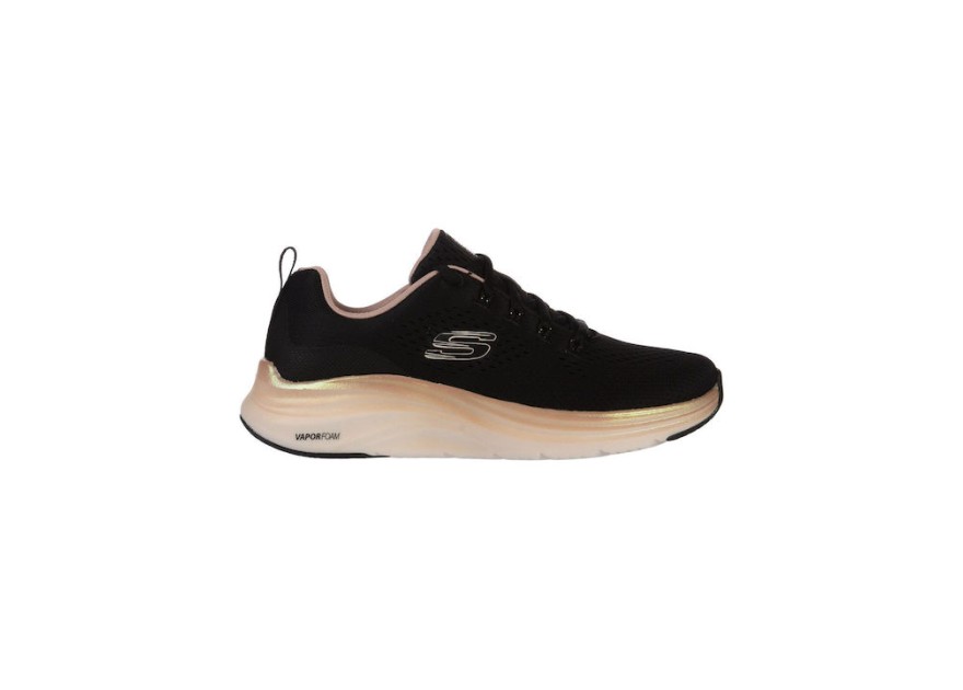 Skechers Vapor Foam Γυναικεία Ανατομικά Sneakers Μαύρα