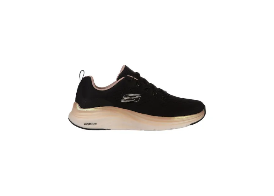 Skechers Vapor Foam Γυναικεία Ανατομικά Sneakers Μαύρα