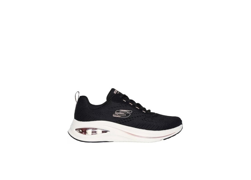 Skechers Skech-air Γυναικεία Sneakers Μαύρα