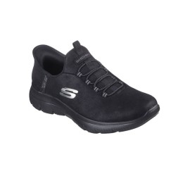 Skechers Γυναικεία Slip-On Μαύρα