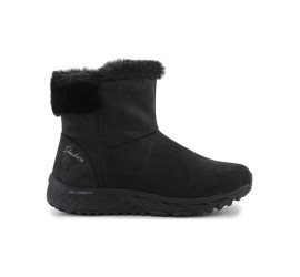 Skechers Cozy Γυναικείες Μπότες με Γούνα Μαύρες