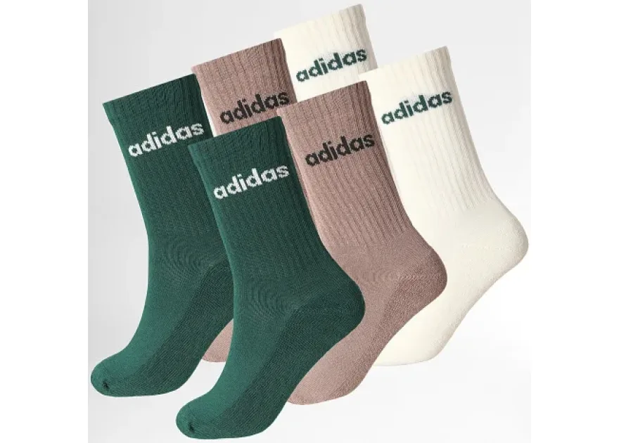 Adidas Ανδρικές Κάλτσες Ψηλές Λευκές Κυπαρισσί Ταμπά 3Pack KQ6794