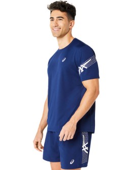 ASICS Ανδρικό T-shirt Κοντομάνικο Nvy