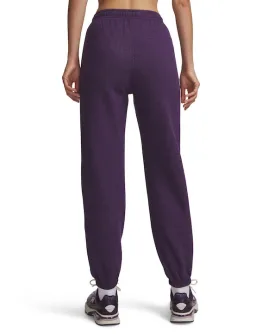 Under Armour Rival Παντελόνι Φόρμας με Λάστιχο Fleece Μωβ