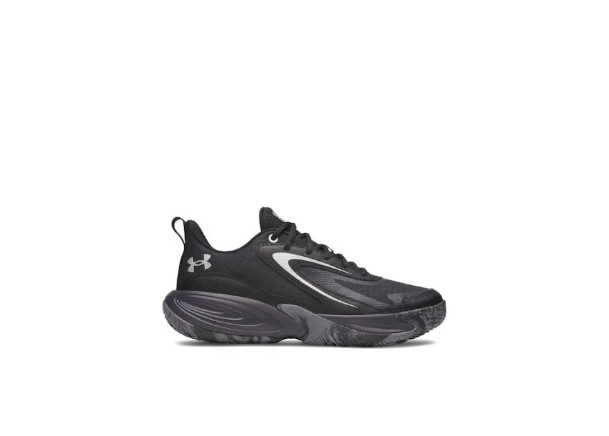 Under Armour Lockdown 8 Ψηλά Μπασκετικά Παπούτσια Μαύρα